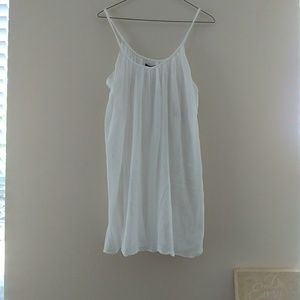 White VENUS beach cover-up